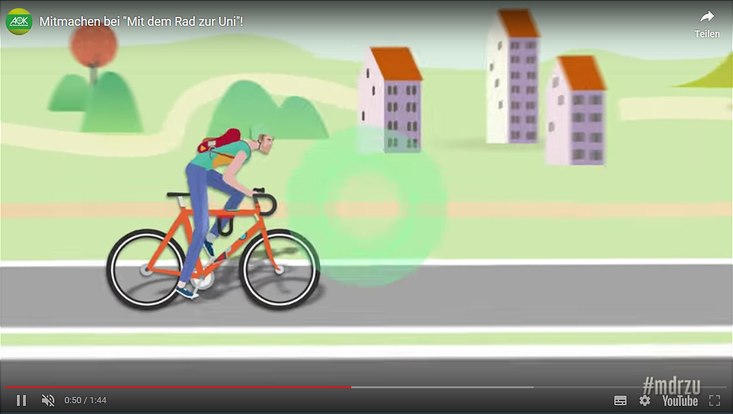 img733x414 Vorschaubild des Informationsvideos zur Aktion 'Mit dem Rad zur Arbeit'
