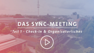 Titelbild Video mit Playbutton "Ein Blick ins Sync Meeting: So läuft es wirklich ab!"